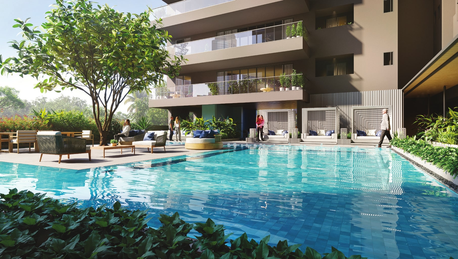 Varanda Amenities - Kids’ Pool with Deck and Outdoor Cabanas