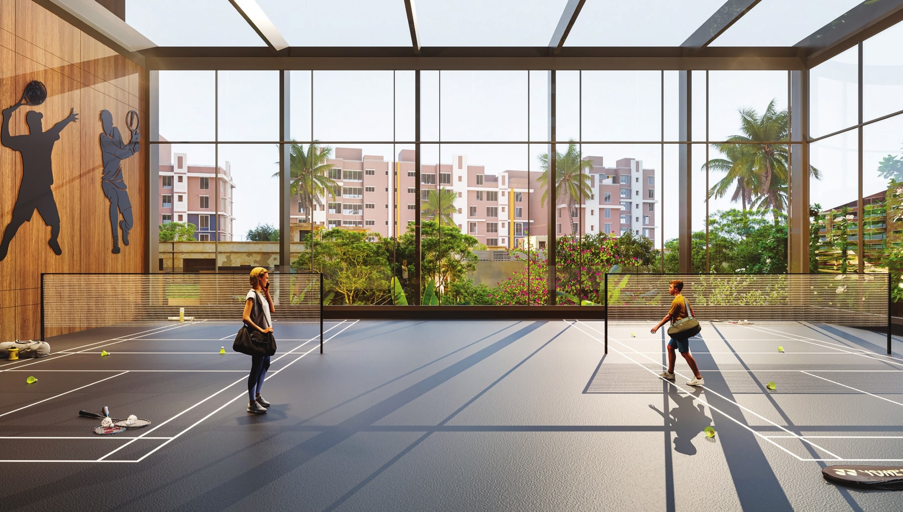 Varanda Amenities - Indoor Badminton Court
